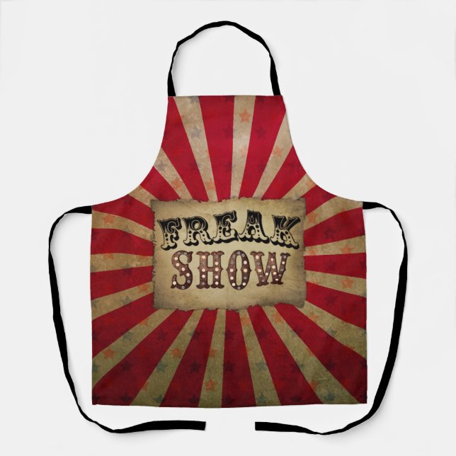 Tablier Retro Circus Poster FreShow (Recto)