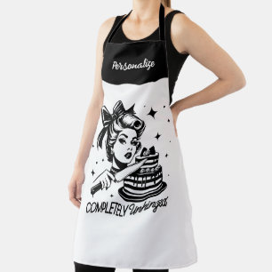 Tablier Rétro Fille Glamour des Années 1950 Citation Drôle