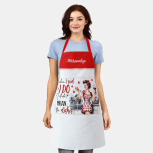 Tablier Retro les années 50 Glam Housewoman Drôle Humour s