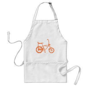 Tablier Rétro Orange Krate Banana Seat Bike