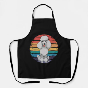 Tablier Retro Poodle Lover Dog Dons pour Poodle Propriétai