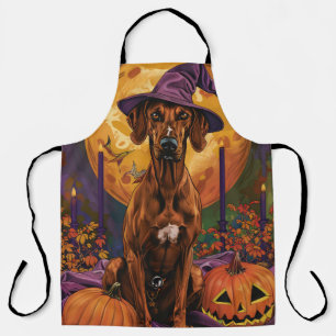 Tablier Rhodesian Ridgeback Chien Halloween sorcier Citrou