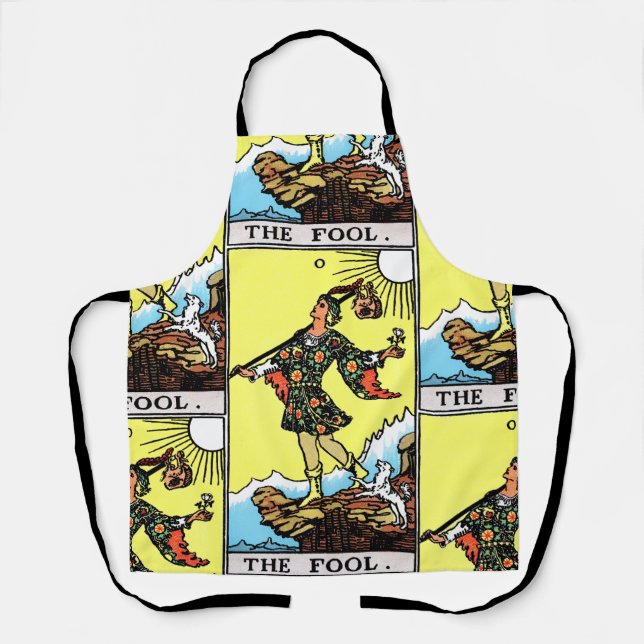 Tablier Rider Waite Tarot Major Arcana L'idiot (Recto)