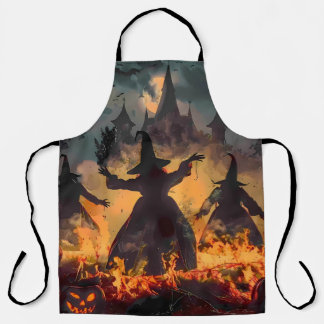 Tablier Rituel de l'Heure Sorcière – Danse de Feu des Troi