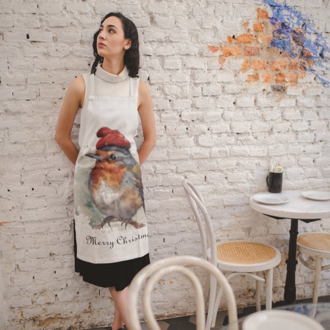 Tablier Robin Winter Delight, sur mesure (Créateur téléchargé)