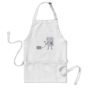 Tablier Robot et grille-pain