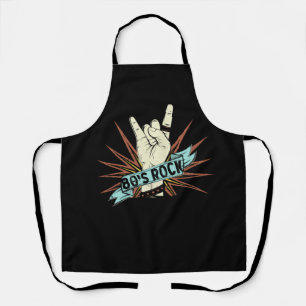 Tablier Rock Band 80's rock and roll Music Lover Rockb