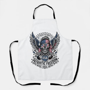 Tablier Rocker du bandana patriotique Méta musique Old Glo