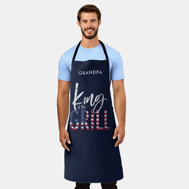 Tablier Roi du grill (Porté)