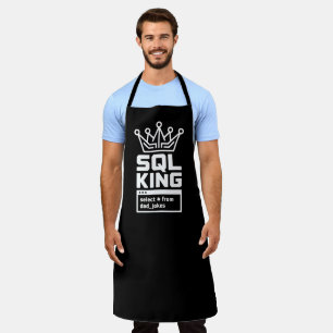 Tablier Roi SQL de la base de données Blagues Papa BBQ Gri