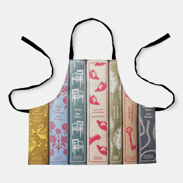 Tablier romans de Jane Austen (Recto)