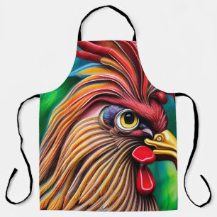 Tablier Rooster orange brillant