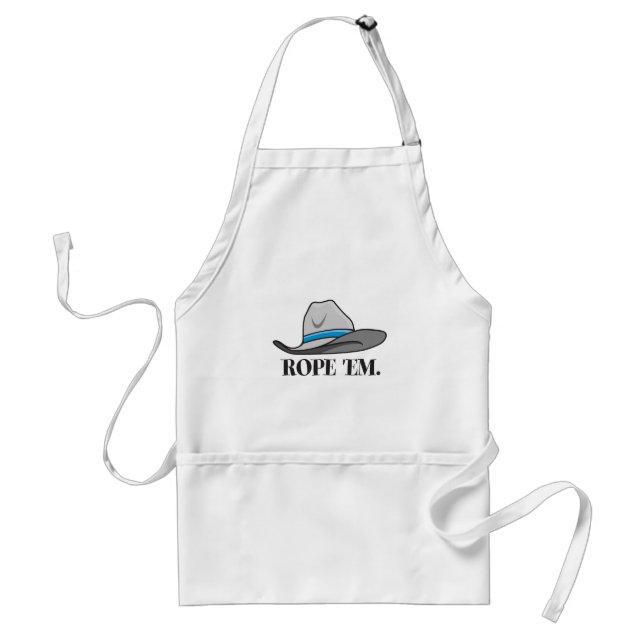 Tablier Rope 'Em Western Rodeo (Devant)