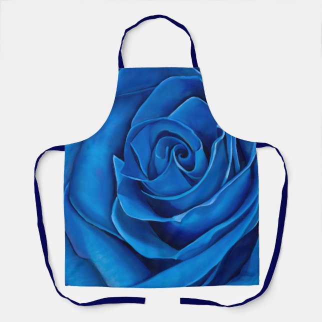 Tablier Rose bleu (Recto)