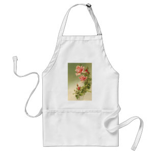 Tablier Rose de jardin victorienne rose vintage de la Sain