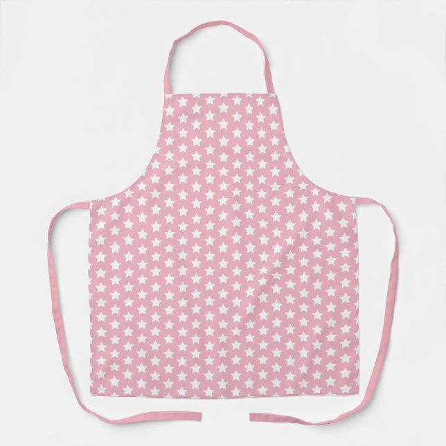 Tablier rose et blanc doux (Recto)