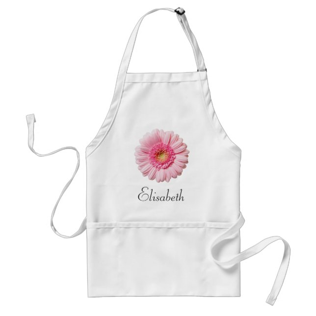 Tablier rose Gerbera Daisy (Devant)