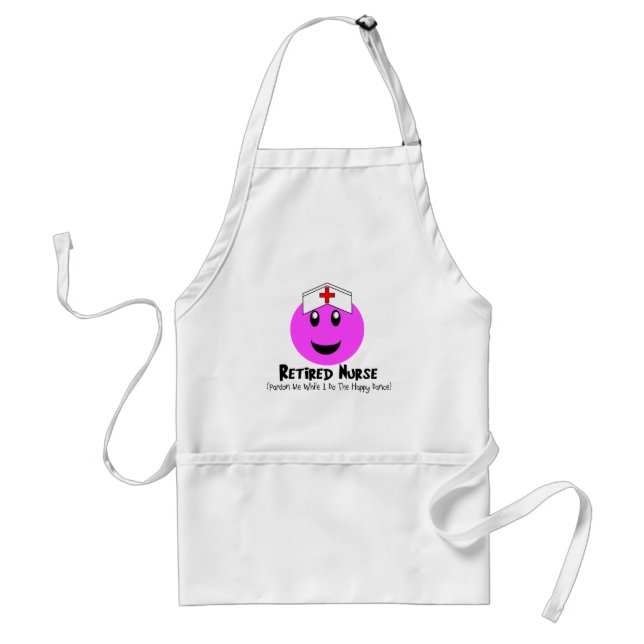 Tablier Rose heureux de danse de cadeaux retirés (Devant)