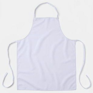 Tablier Rose Lavande Douce Pâle Blanche Couleur Uni Pastel