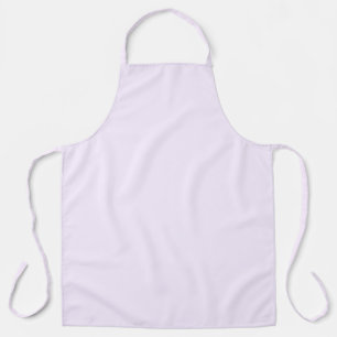 Tablier Rose Violet Doux Blanc Pastel Couleur Uni