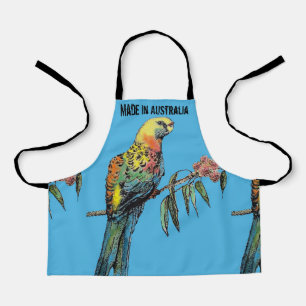 Tablier Rosella Parrot Aquarelle Fabriquée En Australie Ap