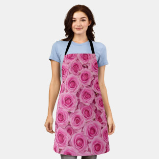Tablier Roses roses vives