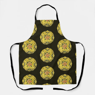 Tablier Rosette architecturale antique n° 3