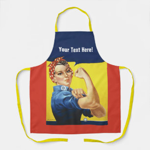 Tablier Rosie Riveter ajouter du texte