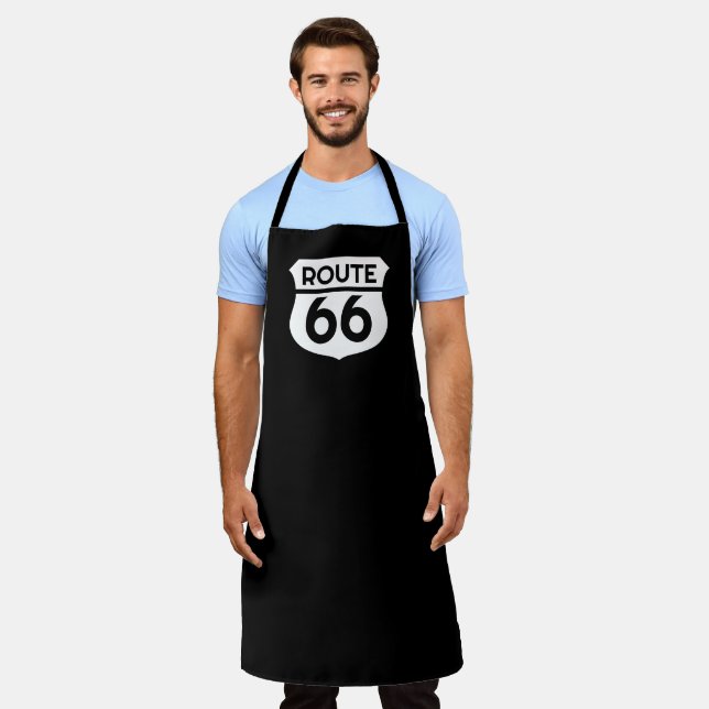 Tablier Route 66 États-Unis panneau routier personnalisé B (Porté)