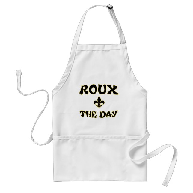 Tablier Roux La Journée - Cajun, Créole, Cuisine française (Devant)