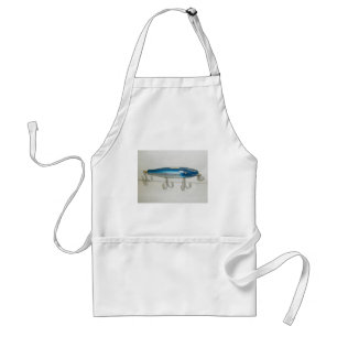 Tablier Ruisseau Chub Pikie Blue Flash Vintage Lure Apron