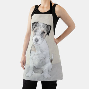 Tablier Russell Terrier Peinture rugueuse - Art Chien orig