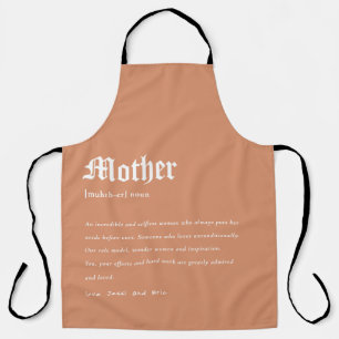 Tablier Rust Mother Dictionary Définition Cadeau personnal