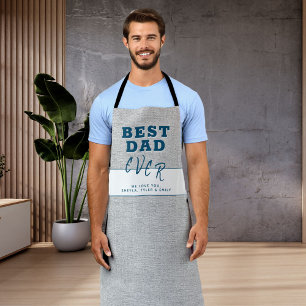 Tablier Rustic Grey Fête du Père du Père