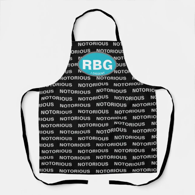 Tablier Ruth Bader Ginsburg Cour Suprême du RBG (Recto)