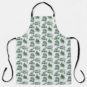 Tablier Sac cadeau de Noël pour voyage de vacances   vert