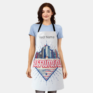 Tablier Sacramento California États-Unis Skyline USA