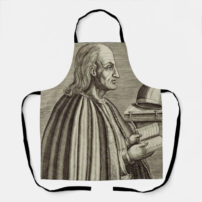 Tablier Saint Anselme de Canterbury Docteur de l'Église (Recto)
