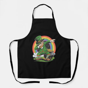 Tablier Saint-Patrick Farfouillant Leprechaun Danse Dab