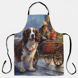 Tablier Saison de Noël de l'espagnol Springer anglais