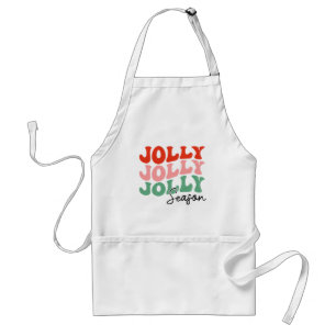 Tablier Saison Jolly Jolly Saison Retro Typographie de vac