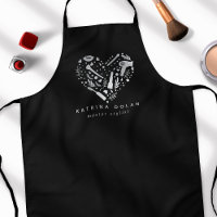 Salon Argent Coiffeur Personnalisé Nom