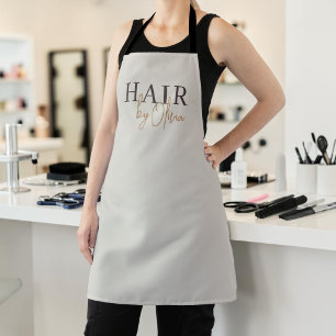 Tablier Salon de beauté Hair Coiffure Typographie Moderne 