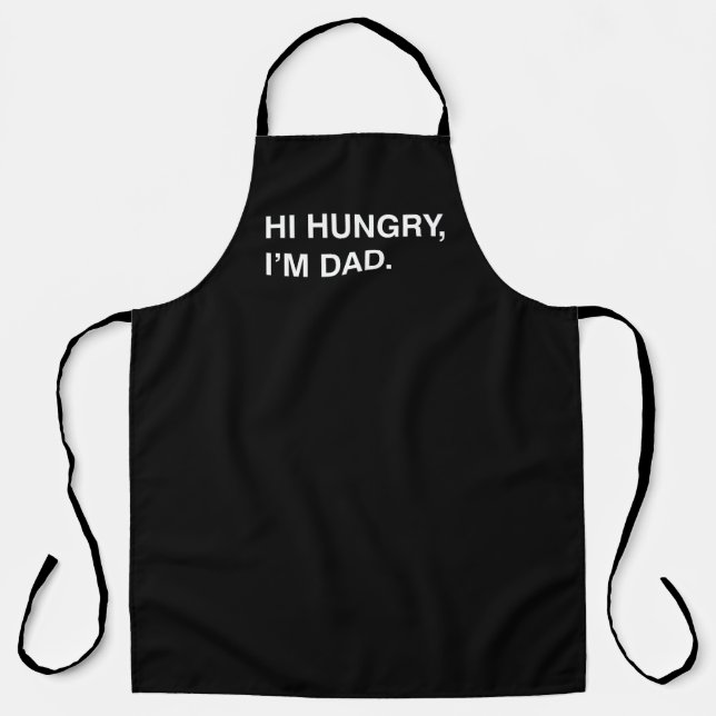 Tablier Salut faim Je suis papa cuisine apron cadeau pour  (Recto)