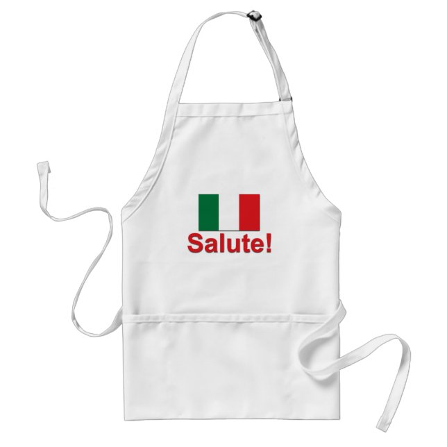 Tablier Salut italien ! (Acclamations !) (Devant)