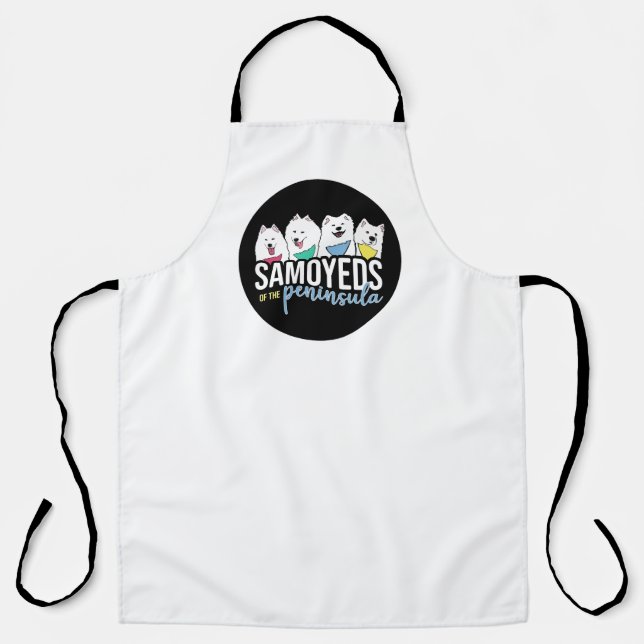 Tablier Samoyeds du logo de la péninsule (Recto)