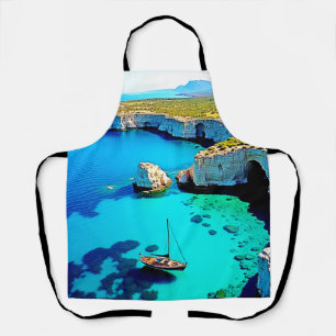Tablier Sanctuaire de falaise pour voilier Art