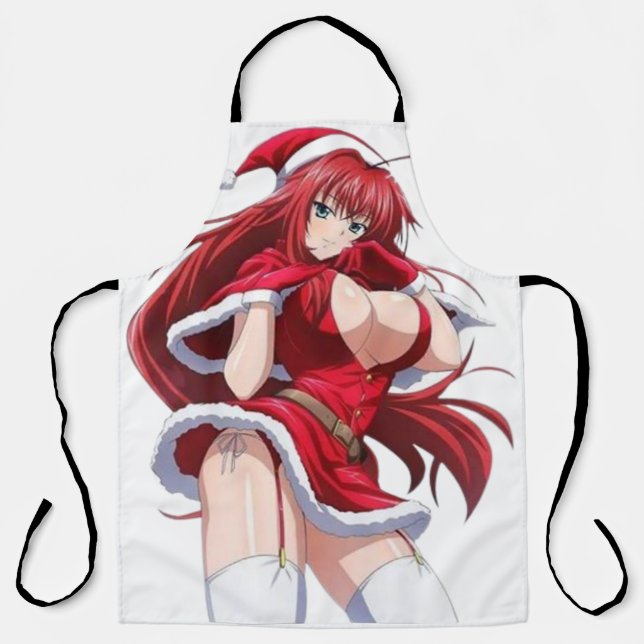 Tablier Santa Diva Anime WinterOutfit-All-Over Print Apron (Recto)
