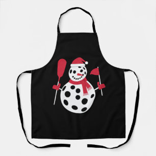 Tablier Santa Hat Snowman Famille Xmas Correspondant Pickl
