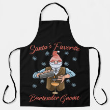 Santas Favori Bartender Gnome